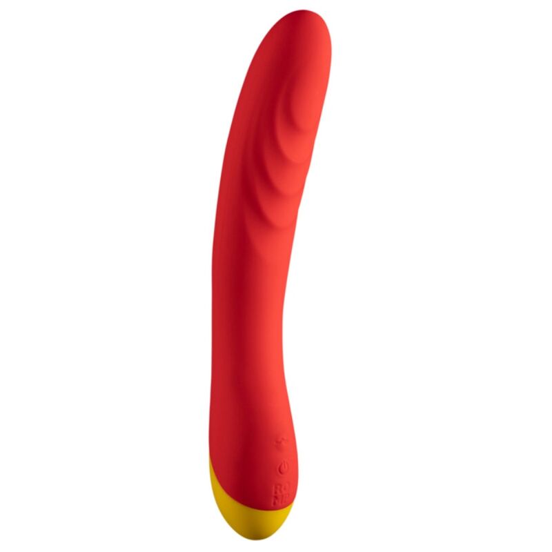 ROMP Hype – G-Punkt-Vibrator aus Silikon, gebogen und gerippt