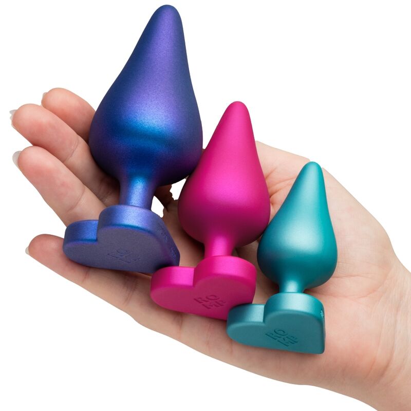 ROMP Luster – Kit de tres plugs anales de silicona, S, M y L