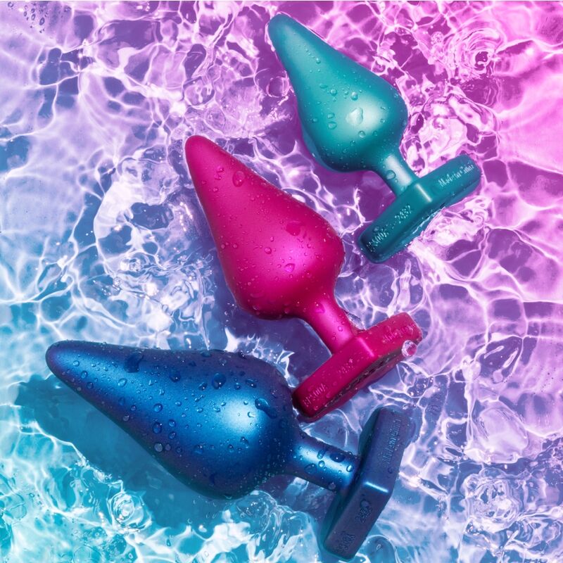 ROMP Luster – Kit de tres plugs anales de silicona, S, M y L