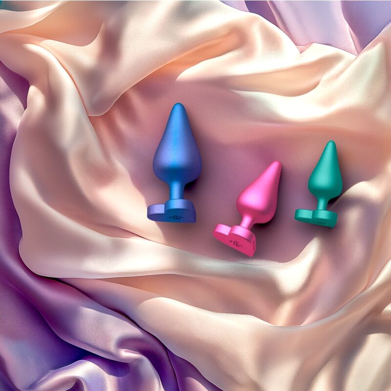 ROMP Luster – Kit de tres plugs anales de silicona, S, M y L