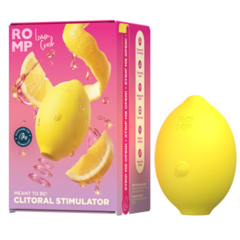 ROMP Lemon Crush – Druckwellenvibrator in Zitronenform