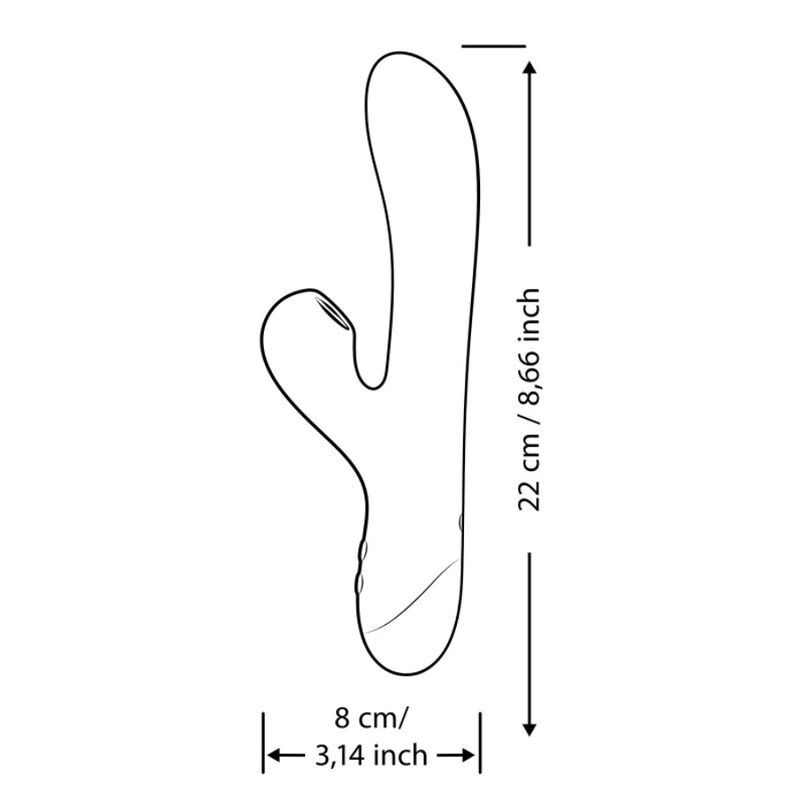 ROMP Pulse – Vibratore rabbit con stimolazione clitoridea ad aria