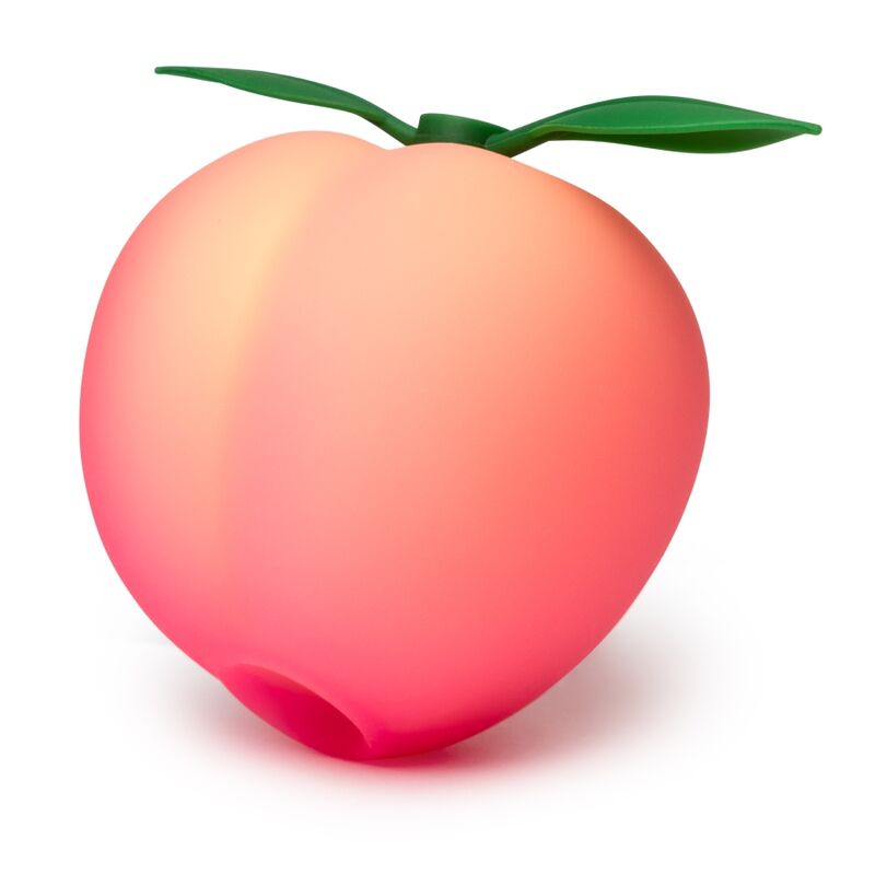 ROMP Pink Peach – Druckwellenvibrator in Pfirsichform mit Ständer