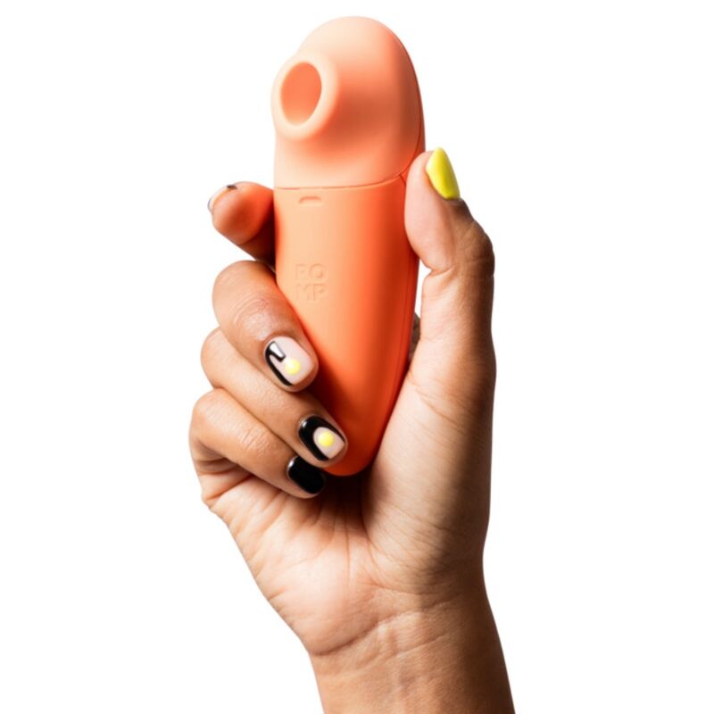 ROMP Switch X – Succionador de clítoris a pilas, naranja