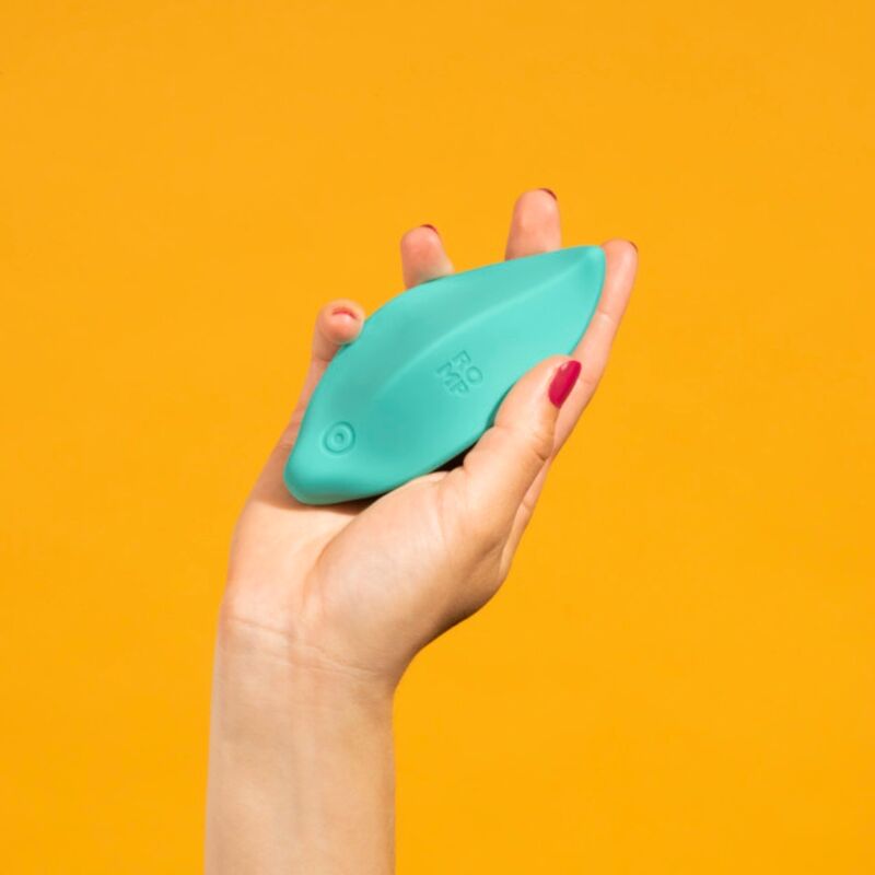 ROMP Wave — Vibromasseur clitoridien ergonomique en silicone