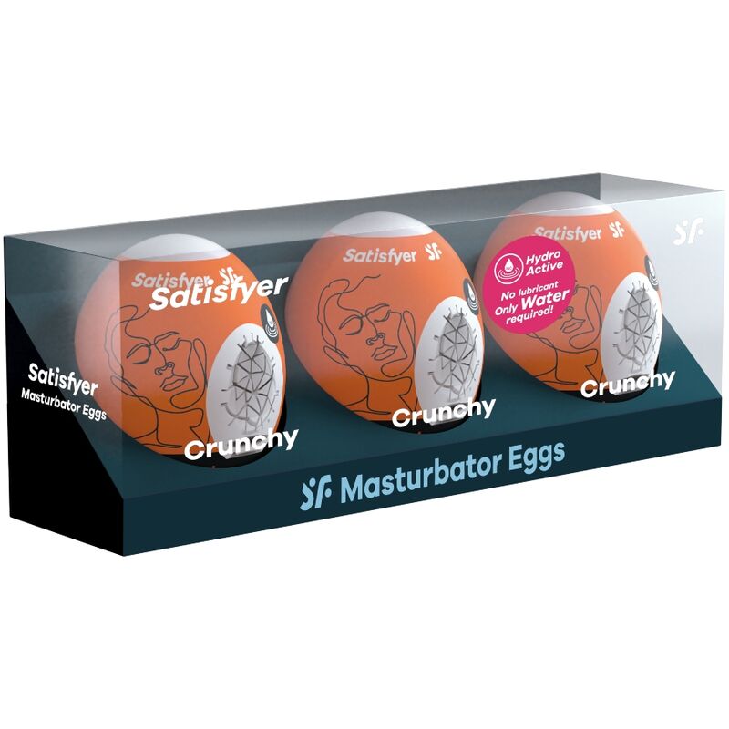 Satisfyer Eggcited Naughty, Savage & Crunchy – Tres huevos masturbadores