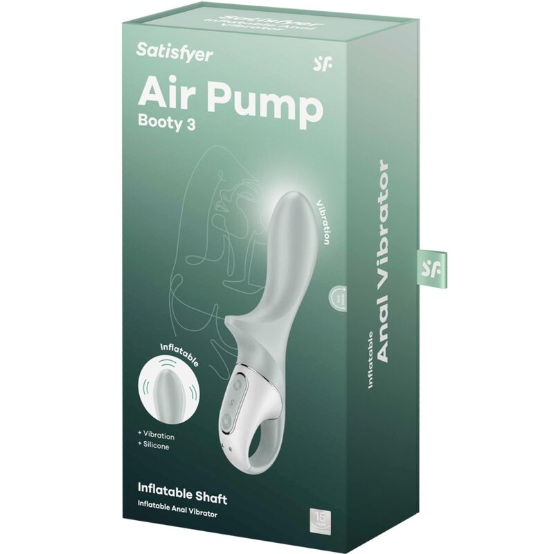 Satisfyer Air Pump Booty 3 – Aufpumpbares Anal-Toy mit Vibration