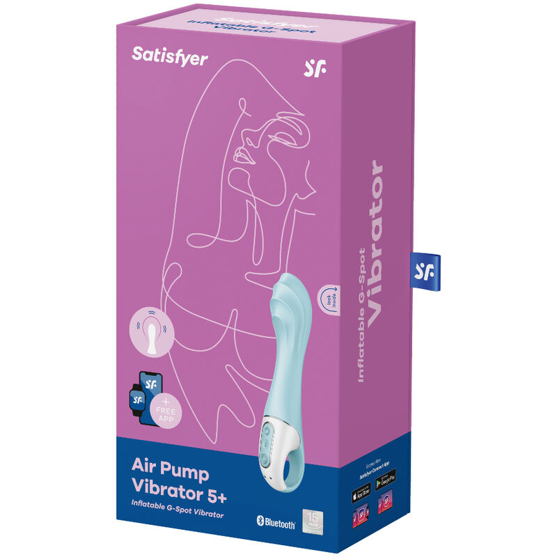 Satisfyer Air Pump Vibrator 5 – Aufpumpbarer Vibrator mit App