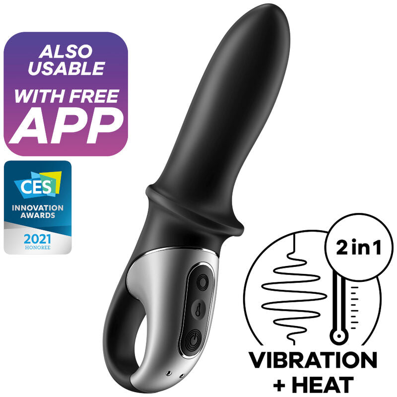 Satisfyer Hot Passion – Masajeador prostático ancho con calor y app