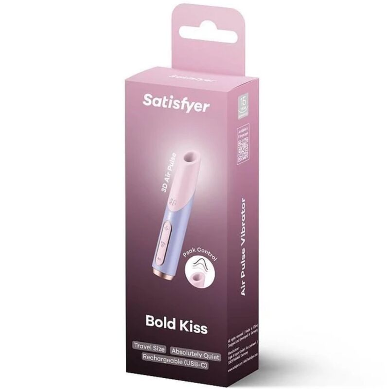 Satisfyer Bold Kiss – Druckwellenvibrator mit Magnetmotor