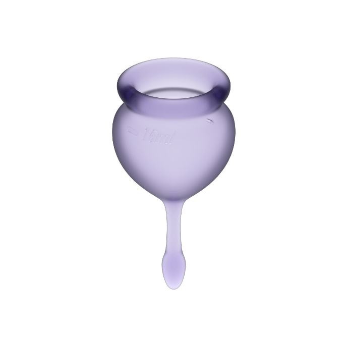 Satisfyer Feel Good – Menstruationstassen, 15 und 20 ml – Flieder