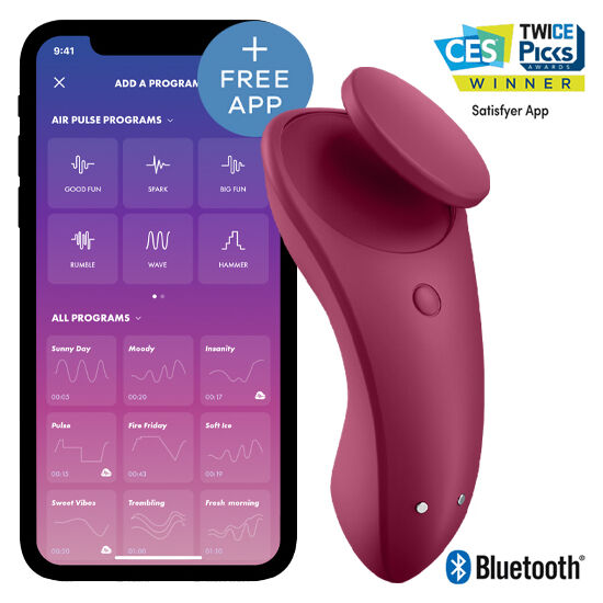 Satisfyer Sexy Secret — Vibromasseur de culotte connecté