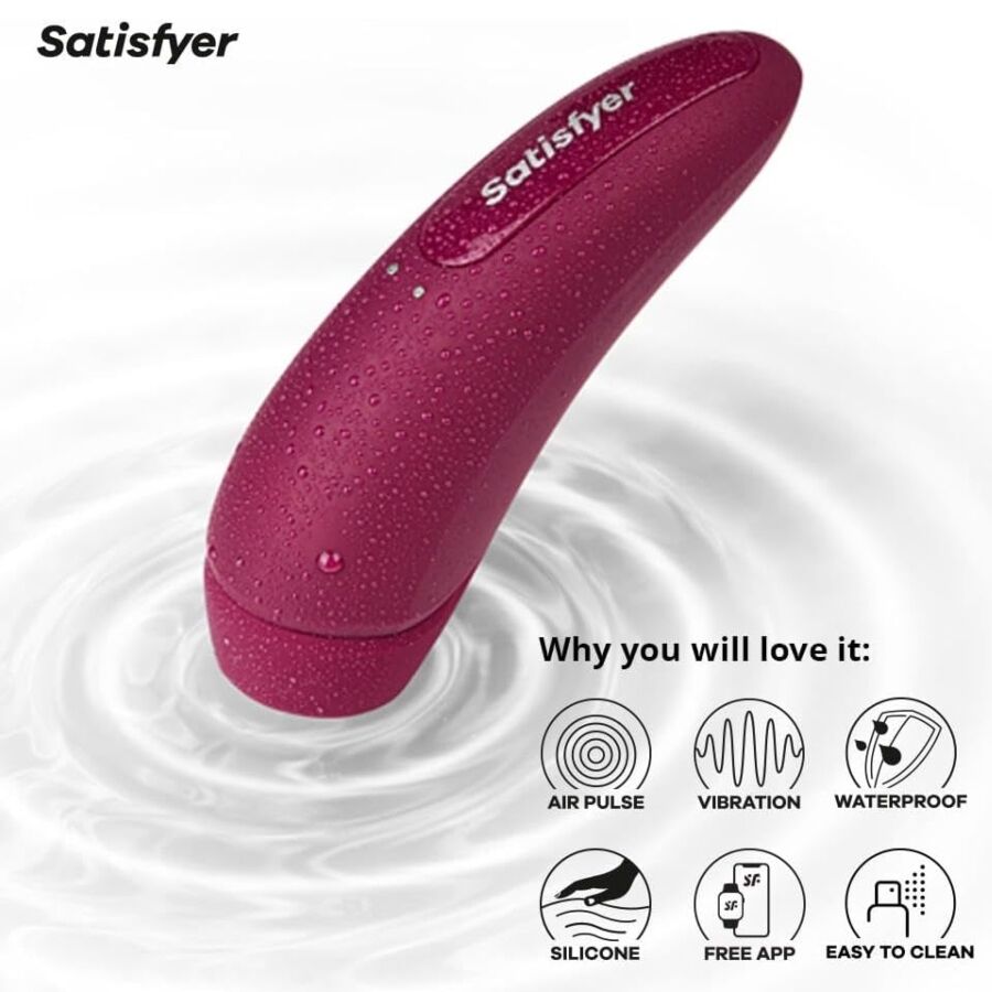 Satisfyer Curvy 1 – Succhia clitoride con vibrazione e app