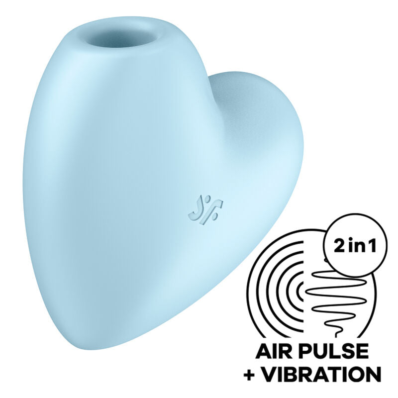 Satisfyer Cutie Heart — Stimulateur clitoridien — Bleu