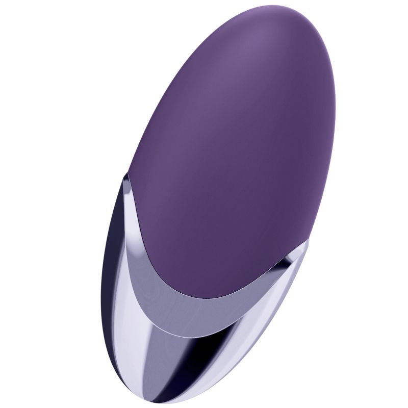 Violetter Satisfyer Layons Purple Pleasure, glatte Seite ohne Taste