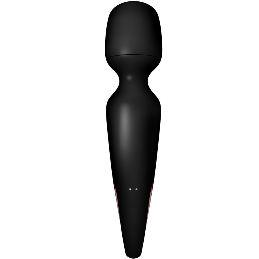 Satisfyer Wand-erland – Großer Massagestab mit weichem Kopf, 29,9 cm – Schwarz