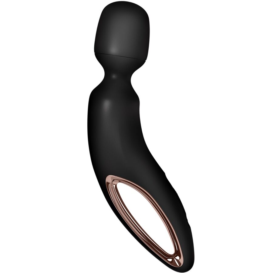 Satisfyer Wand-erland – Großer Massagestab mit weichem Kopf, 29,9 cm – Schwarz