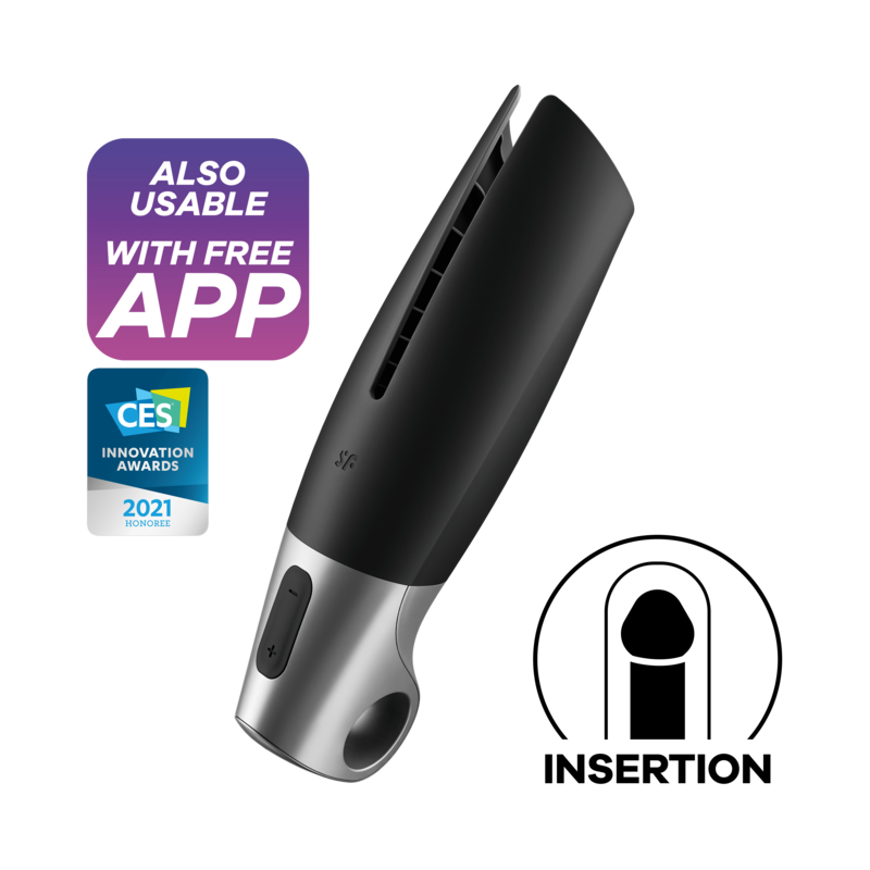 Satisfyer Power Masturbator — Masturbateur vibrant connecté