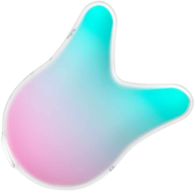 Satisfyer Mermaid Vibes – Succionador de clítoris en forma de aleta – Menta y rosa