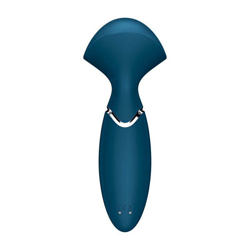 Satisfyer Mini Wand-er – Kompakter Massagestab mit breitem Kopf – Blau