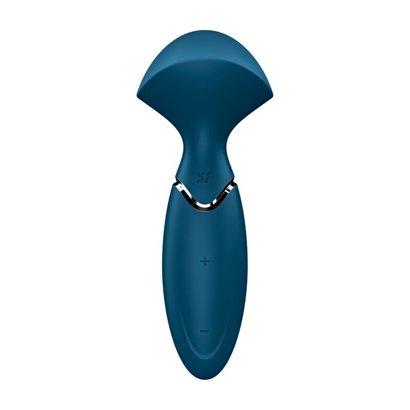 Satisfyer Mini Wand-er – Kompakter Massagestab mit breitem Kopf – Blau