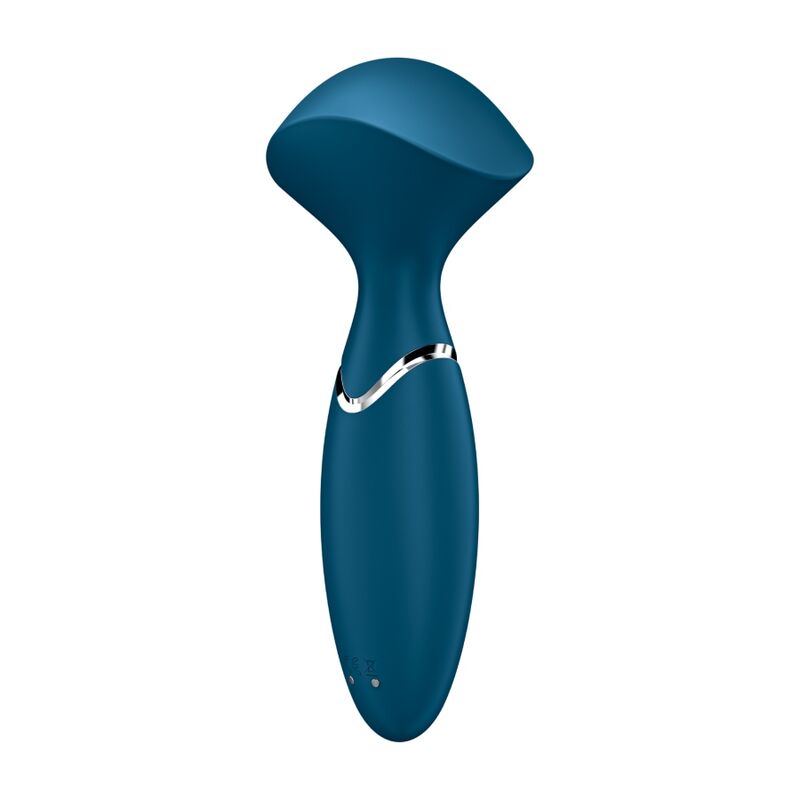 Satisfyer Mini Wand-er – Kompakter Massagestab mit breitem Kopf – Blau