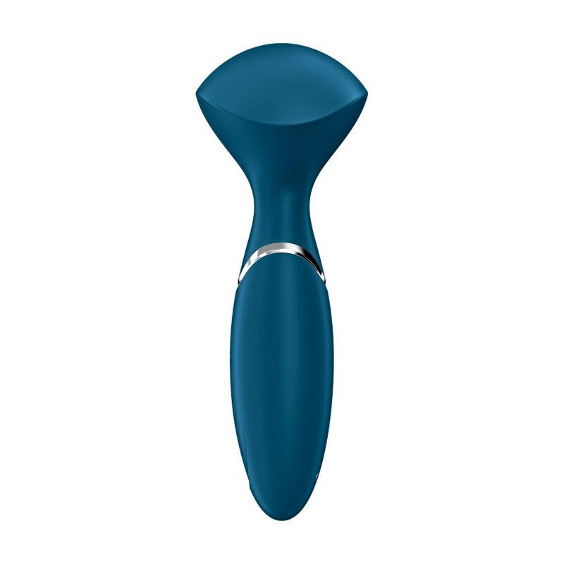 Satisfyer Mini Wand-er – Kompakter Massagestab mit breitem Kopf – Blau