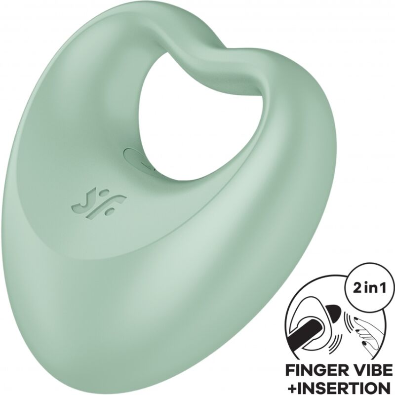 Satisfyer Perfect Pair 3 – Vibrador de dedo y anillo de silicona