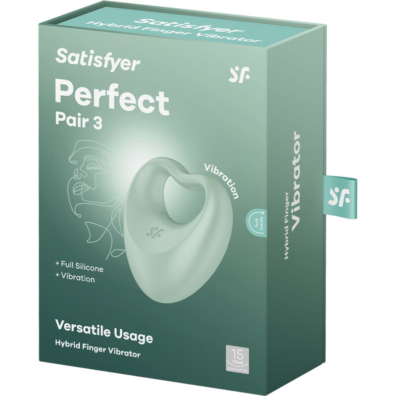Satisfyer Perfect Pair 3 – Vibratore da dito e anello a cuore