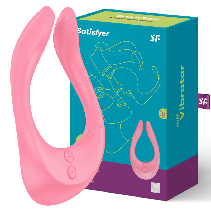 Satisfyer Multifun 2 — Vibromasseur flexible — Rose