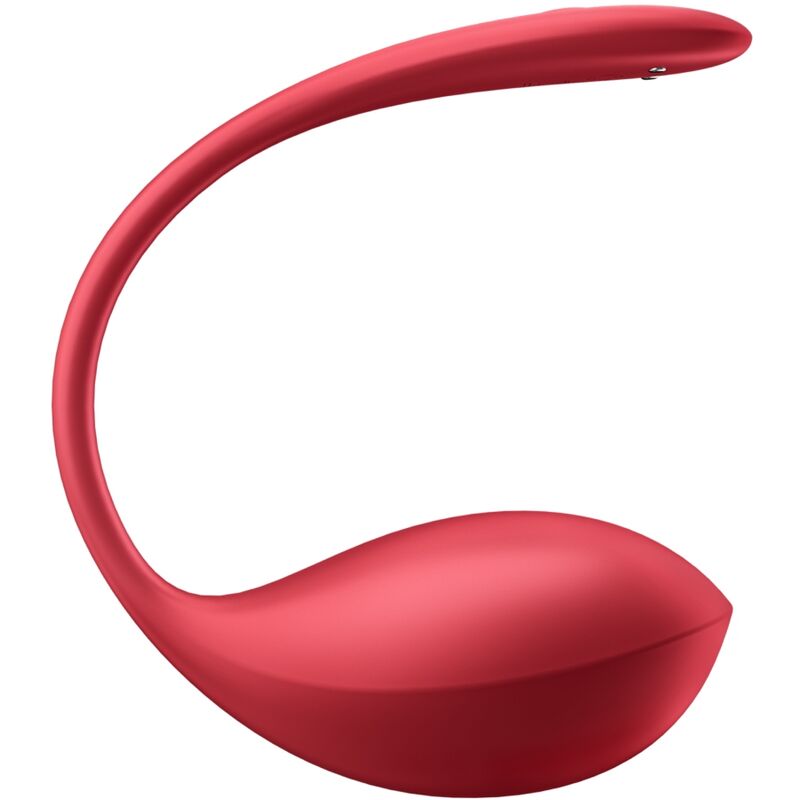Satisfyer Shiny Petal – Huevo vibrador con mando y app, liso