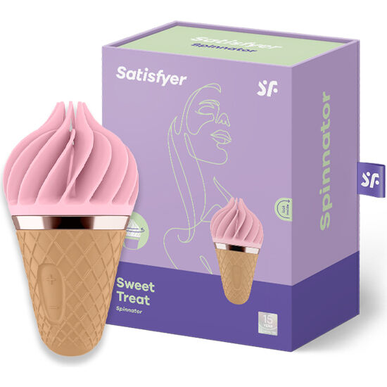 Satisfyer Sweet Treat — Stimulateur clitoridien rotatif — Rose