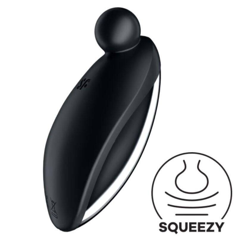 Satisfyer Spot On 2 – Vibrador de clítoris con bola suave – Negro