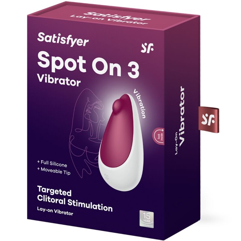 Satisfyer Spot On 3 — Stimulateur clitoridien — Bordeaux