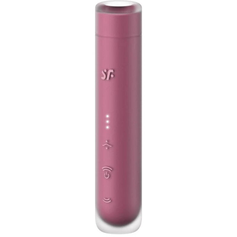 Satisfyer First Kiss – Succionador de clítoris magnético, burdeos