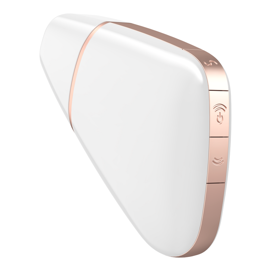 Satisfyer Love Triangle — Stimulateur clitoridien connecté — Blanc