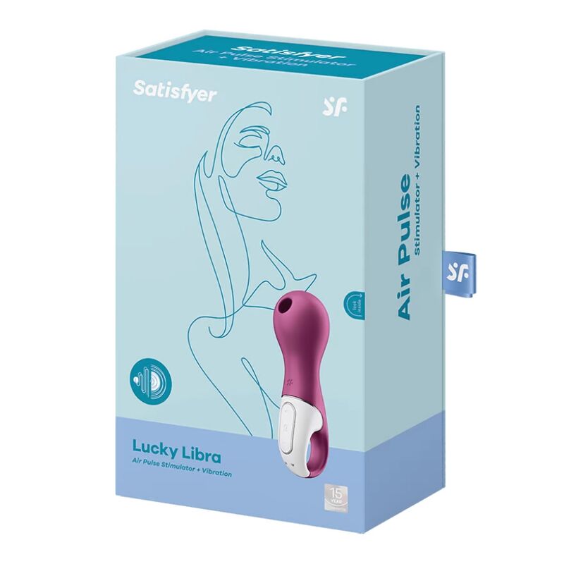 Satisfyer Lucky Libra – Druckwellenvibrator mit offenem Griff