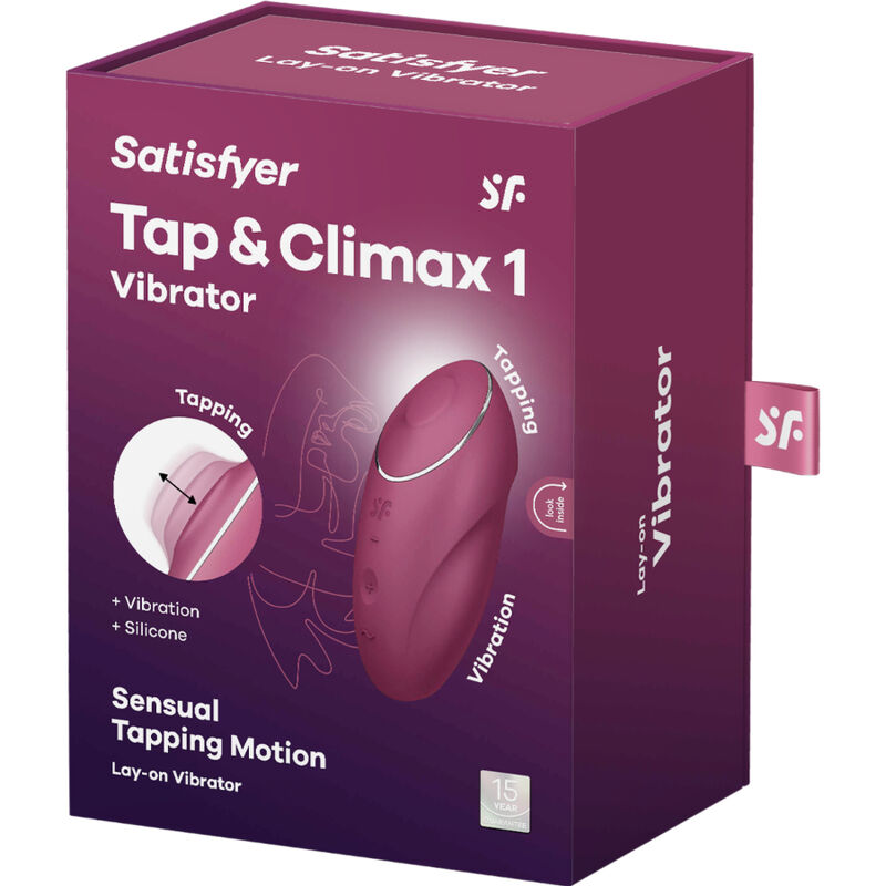 Caja del Satisfyer Tap & Climax 1