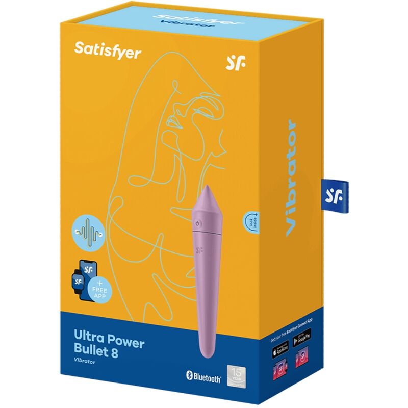 Satisfyer Ultra Power Bullet 8 – Vibratore bullet con app