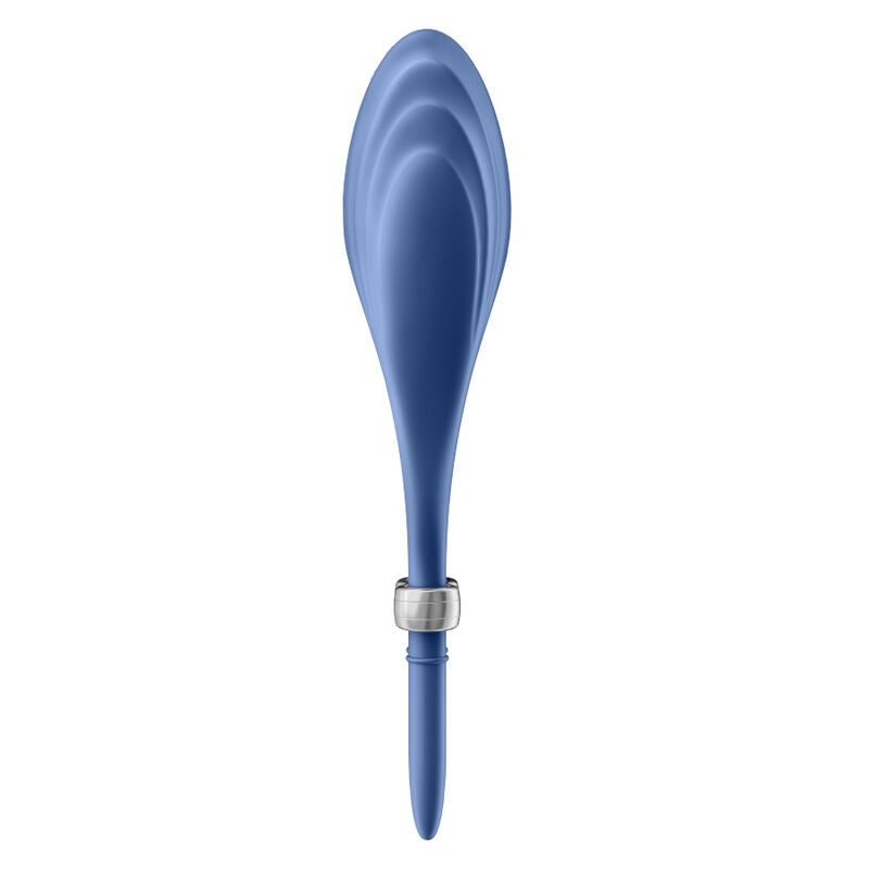 Satisfyer Duelist – Anello fallico vibrante con punta affusolata – Blu