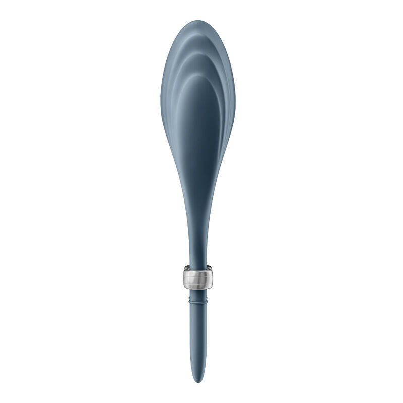 Satisfyer Duelist – Anello fallico vibrante con punta affusolata – Grigio