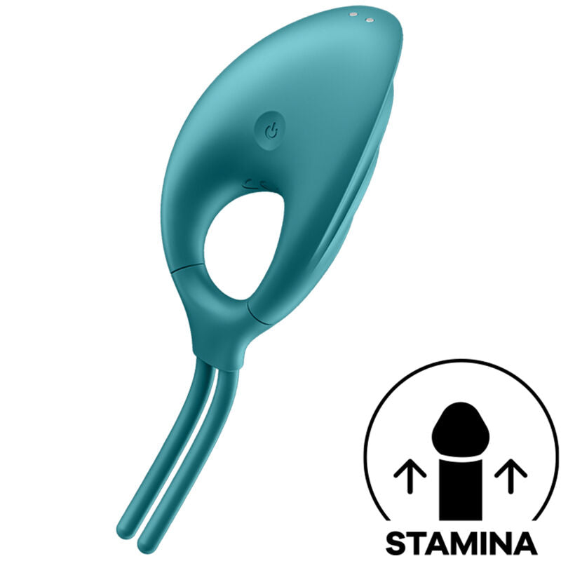 Satisfyer Swordsman – Anello fallico vibrante con laccio regolabile – Verde