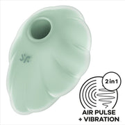Satisfyer Cloud Dancer – Druckwellenvibrator mit Vibration – Grün