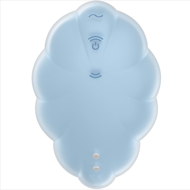 Satisfyer Cloud Dancer – Druckwellenvibrator mit Vibration – Blau