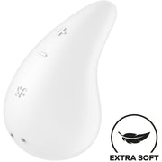 Satisfyer Dew Drop – Klitoris-Vibrator in Tropfenform – Weiß