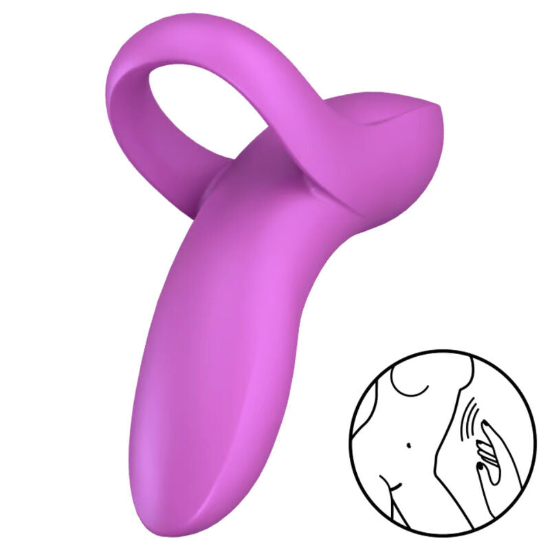 Satisfyer Bold Lover – Minivibrator mit Fingerschlaufe – Rosa