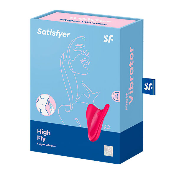 Satisfyer High Fly – Mini vibrador de dedo con dos alas