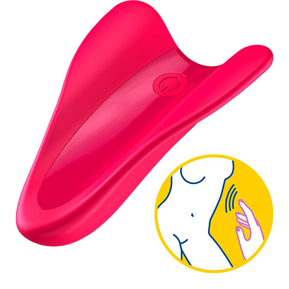 Satisfyer High Fly – Mini vibrador de dedo con dos alas