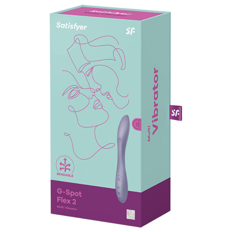 Satisfyer G-Spot Flex 2 – Vibrador punto G flexible de cuerpo plano