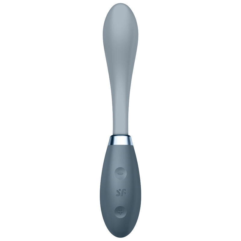 Satisfyer G-Spot Flex 3 – G-Punkt-Vibrator mit rundem Schaft – Grau